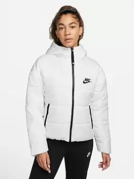 Nike Nsw Synthetic Repel HD Jacket - White/Black, Size XL, Women