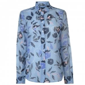 Gant Gant Cotton Silk Blouse Ladies - 468 CAPRI Blue