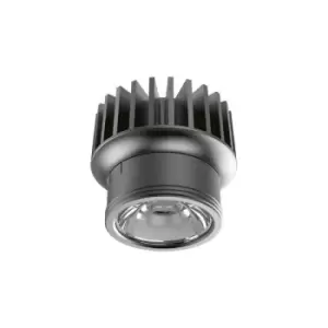 Ideal Lux dynamic 10W LED Recessed Downlight Black, 2700K