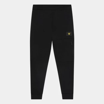 Mens Casuals Pocket Sweat Pant - Jet Black - S