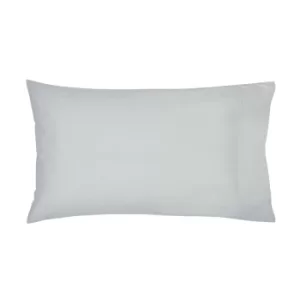 Bedeck of Belfast Fine Linens 300 Thread Count Egyptian Cotton Standard Pillowcase, Silver