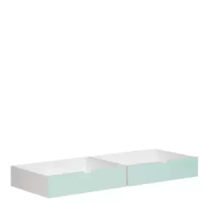 Manis-h 2 Underbed Drawers In Azur Mint For Manis-h Day Bed And Bunk Bed