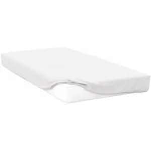 Belledorm 200 Thread Count Cotton Percale Ultra Deep Fitted Sheet (Single) (Ivory) - Ivory