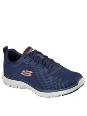 Skechers Flex Advantage Mesh Lace Up Trainer, Navy, Size 11, Men