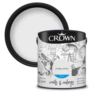 Crown Standard Matt Emulsion Chalky White - 2.5L