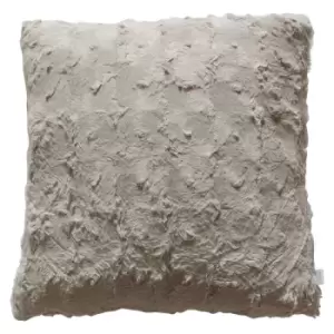 Fur Cushion Taupe 43x43cm