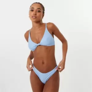 Jack Wills Knot Front Bikini Top - Blue