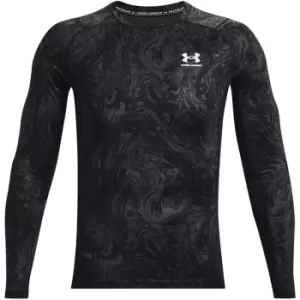 Under Armour Heatgear LS Top Mens - Black