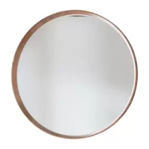 Sutton Round Mirror Oak 74cm Natural