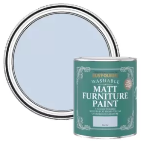 Rust-Oleum Blue Sky Matt Furniture Paint, 750Ml