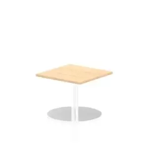 Italia Poseur Table Square 600600 Top 475 High Maple