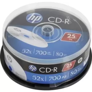 HP CRE00015 Blank CD-R 700 MB 25 pc(s) Spindle