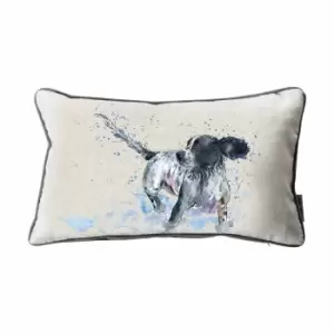 Crossland Grove Spaniel Watercolour Cushion 300x500mm