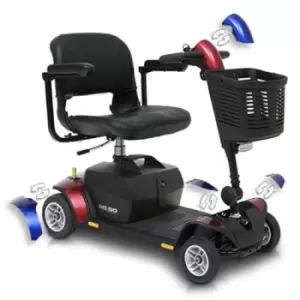 Pride Go Go Elite Traveller LX 4 Boot Scooter