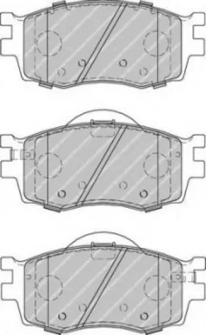 Ferodo FDB1955 Brake Pad Set Front Axle Premier Car