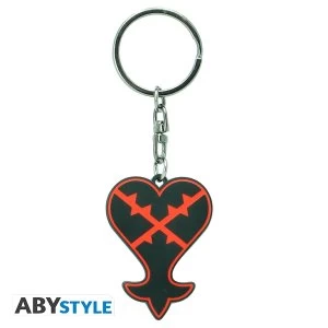 Kingdom Hearts - Emblem Heartless Metal Keychain