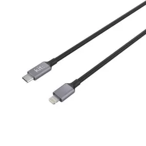 1m Lightning to USB C Cable Space Grey