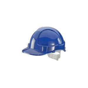 BBrand Economy Vented Safety Helmet Blue Ref BBEVSHB Up to 3 Day