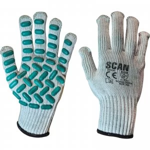 Scan Vibration Resistant Latex Foam Gloves 2XL