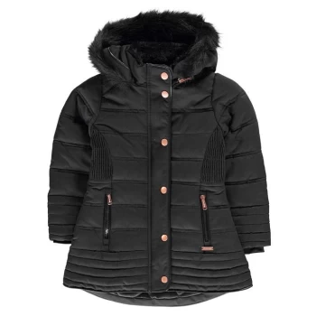 Firetrap Luxury Bubble Jacket Infant Girls - Black