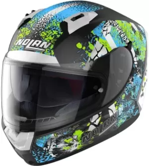 Nolan N60-6 Eufor Helmet, black-blue Size M black-blue, Size M