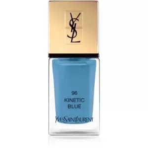 Yves Saint Laurent La Laque Couture Nail Polish Shade 96 Kinetic Blue 10ml