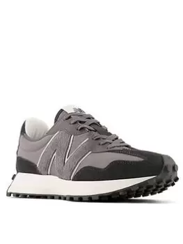 New Balance 327 Trainers - Dark Grey, Size 7, Women