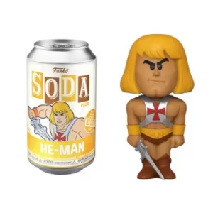 Masters Of The Universe He-Man Vinyl Soda Figure in Collector Can