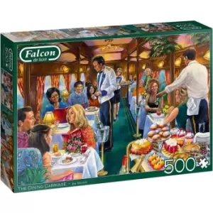 Jumbo Falcon de luxe The Dining Carriage 500 Piece Jigsaw Puzzle