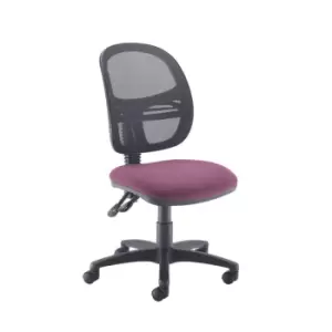 Dams MTO Jota Mesh Medium Back Operators Chair with No Arms - Diablo Pink