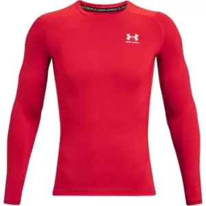 Under Armour Armour HeatGear Armour Comp Long Sleeve Baselayer Top - Red