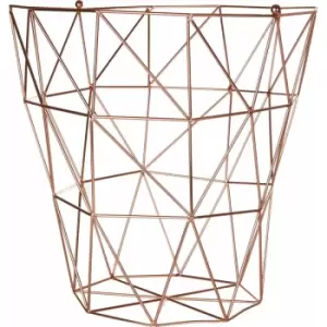 Vertex Copper Finish Storage Basket - Premier Housewares