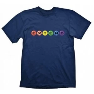 Bubble Bobble Extend Small Blue T-Shirt