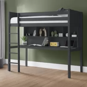 Titan High Sleeper Bed Black