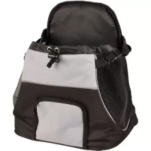 Flamingo Front Pet Carrier Sybil Black And Grey 518123