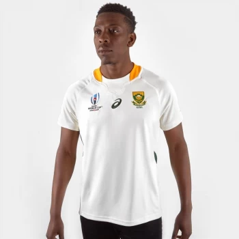 Asics South Africa Rugby World Cup Away Jersey Mens - Sweet Corn