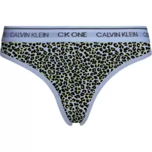 Calvin Klein ONE Cotton Thong - Blue