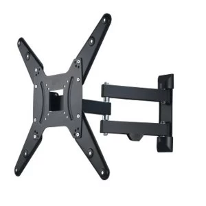 Hama FULLMOTION TV Wall Bracket, 1 star, 400x400, 165cm (65"), 2 arms, black