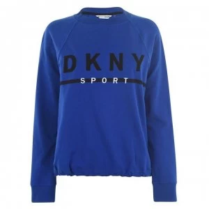 DKNY Embroidered logo Pullover - Blue