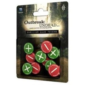 Outbreak Undead 2nd Edition Survivor's Tokens: The Survival Horror Simulation RPG