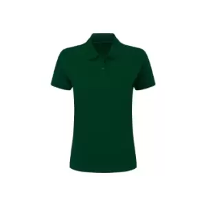 SG Ladies/Womens Polycotton Short Sleeve Polo Shirt (XL) (Bottle Green)