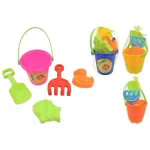 5 Piece Small Beach Bucket Set