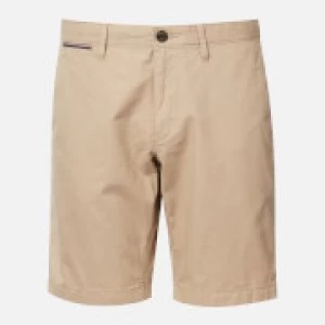 Tommy Hilfiger Mens Brooklyn Light Twill Shorts - Batique Khaki - W36