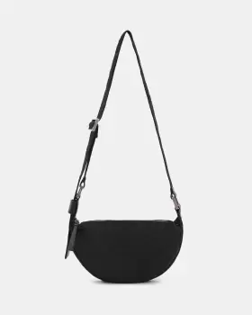 AllSaints Half Moon Nylon Crossbody Bag