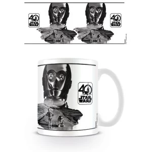 Star Wars 40Th Anniversary - C-3PO Mug