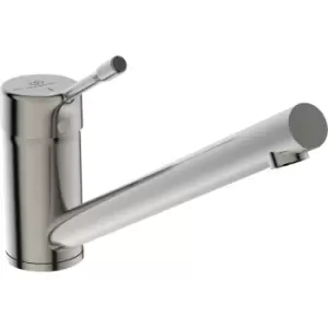 Ideal Standard Ceralook Mono Mixer Kitchen Tap Storm in Silver Brass