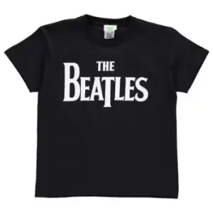 Official The Beatles T Shirt Junior - Black