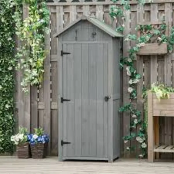 Outsunny 3 Shelf Tool House Shed Garden & Outdoor