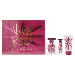 John Richmond Viva Rock Gift Set 50ml Eau de Toilette + 15ml Eau de Toilette + 50ml Body Lotion