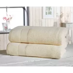 Rapport Home Furnishings Royal Velvet 550gsm Towel Bale - 2 Piece - Cream